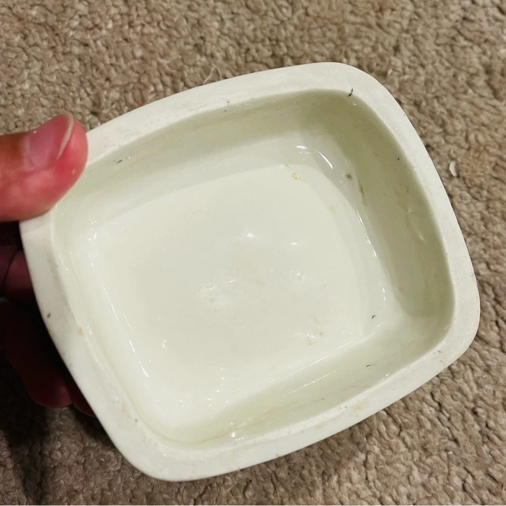 Vintage porcelain Vista Alegre Izmir Salt Cellar Jose Manuel